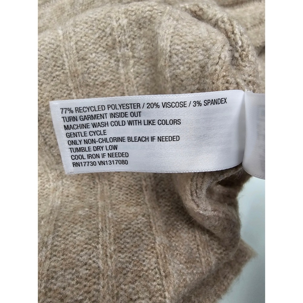 Universal Thread Womens Tan Ribbed V-Neck Maxi Sweater Dress Size M NEW - Picture 5 of 7
